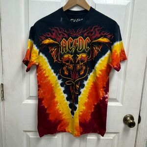 Liquid Blue AC/DC demon skull shirt Medium
